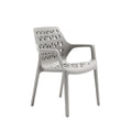 Modern Lightweight Plastic Chair with Ventilated Design